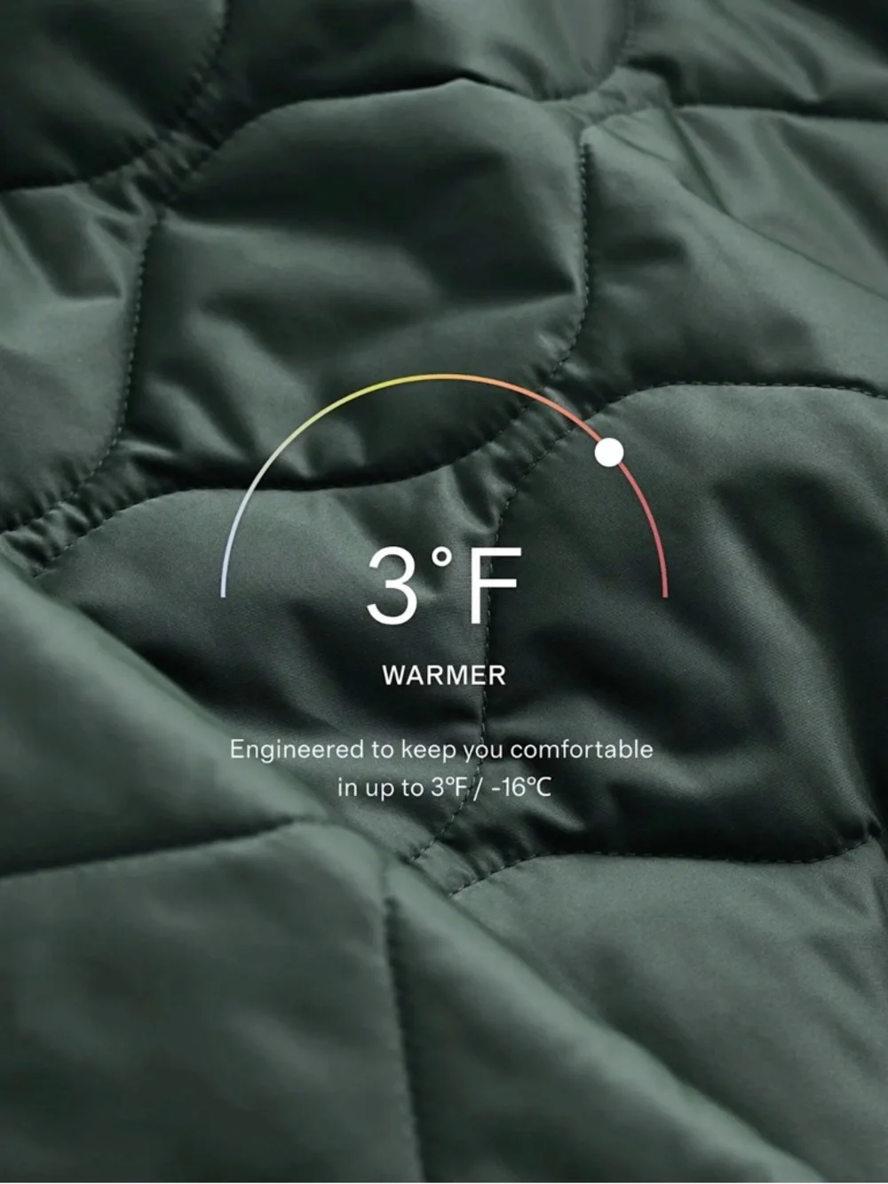 Quince Quilted Dark Green Puffer Jacket - Picture 5 of 8